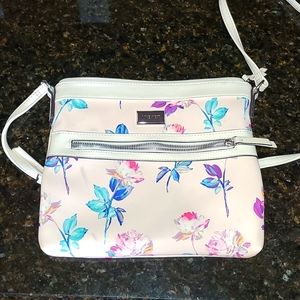 Nine West Pink Floral Crossbody Purse